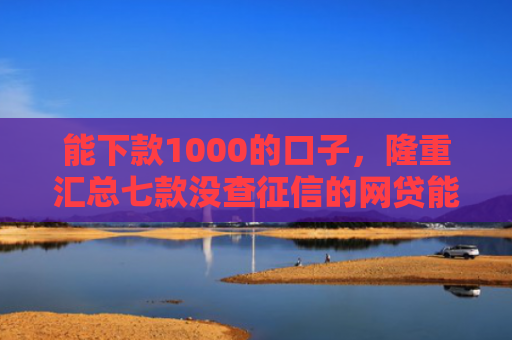 能下款1000的口子，隆重汇总七款没查征信的网贷能下款吗