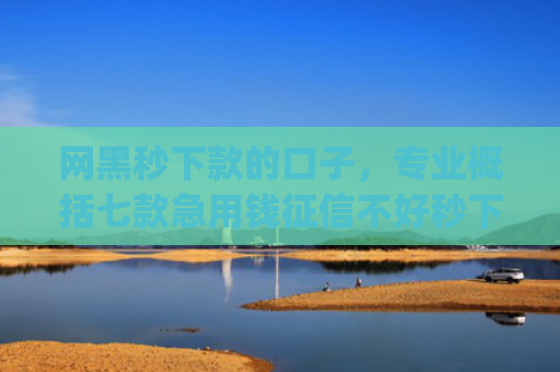 网黑秒下款的口子，专业概括七款急用钱征信不好秒下款的app