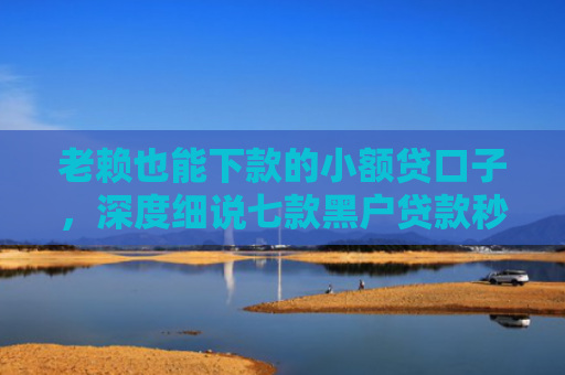 老赖也能下款的小额贷口子，深度细说七款黑户贷款秒审当场下款