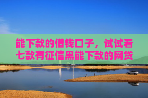 能下款的借钱口子，试试看七款有征信黑能下款的网贷吗