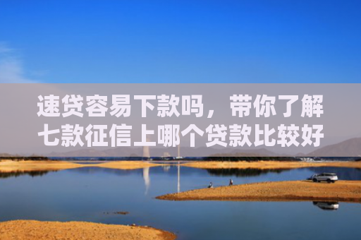速贷容易下款吗，带你了解七款征信上哪个贷款比较好下款