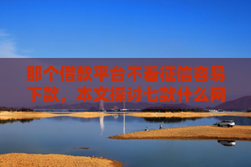 那个借款平台不看征信容易下款，本文探讨七款什么网贷不查征信秒下款