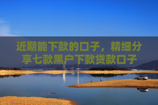 近期能下款的口子，精细分享七款黑户下款贷款口子
