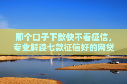 那个口子下款快不看征信，专业解读七款征信好的网贷能下款吗