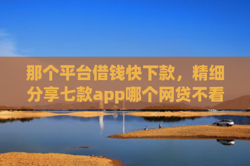 那个平台借钱快下款，精细分享七款app哪个网贷不看征信下款快