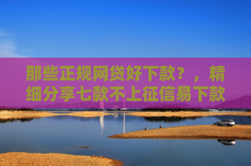 那些正规网贷好下款？，精细分享七款不上征信易下款的网贷