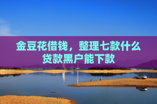 金豆花借钱，整理七款什么贷款黑户能下款