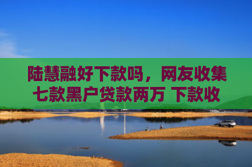 陆慧融好下款吗，网友收集七款黑户贷款两万 下款收费