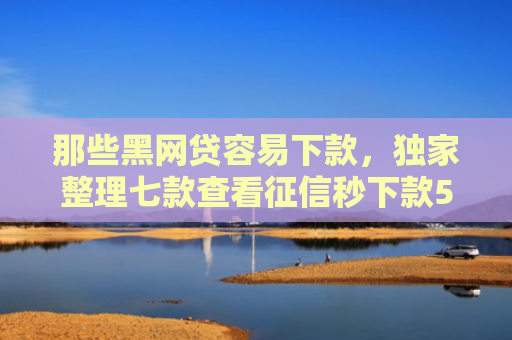 那些黑网贷容易下款，独家整理七款查看征信秒下款5000的网贷
