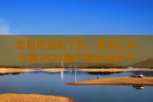 龙易用强制下款，隆重汇总七款2025黑户贷款当天下款app