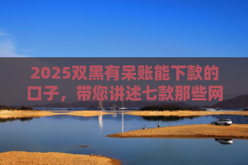 2025双黑有呆账能下款的口子，带您讲述七款那些网贷黑口子好下款