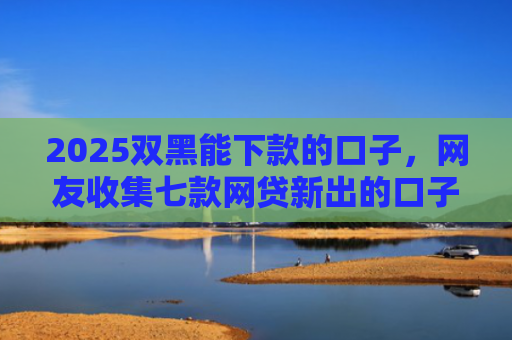 2025双黑能下款的口子，网友收集七款网贷新出的口子秒下款